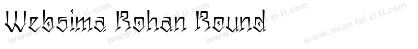 Websima Rohan Round字体转换 Websima Rohan Round字体转换